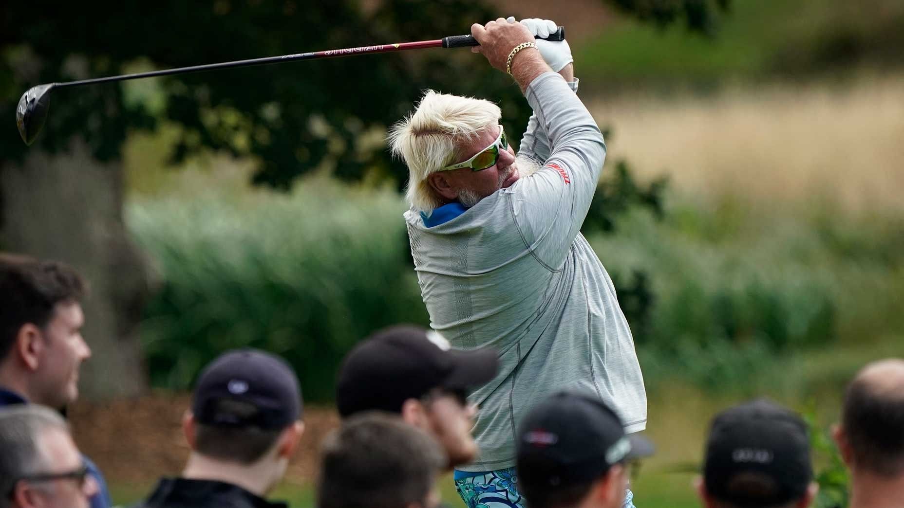 John Daly on the golf course