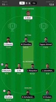 Future Mattress vs Pacific Group Fantasy suggestion #2