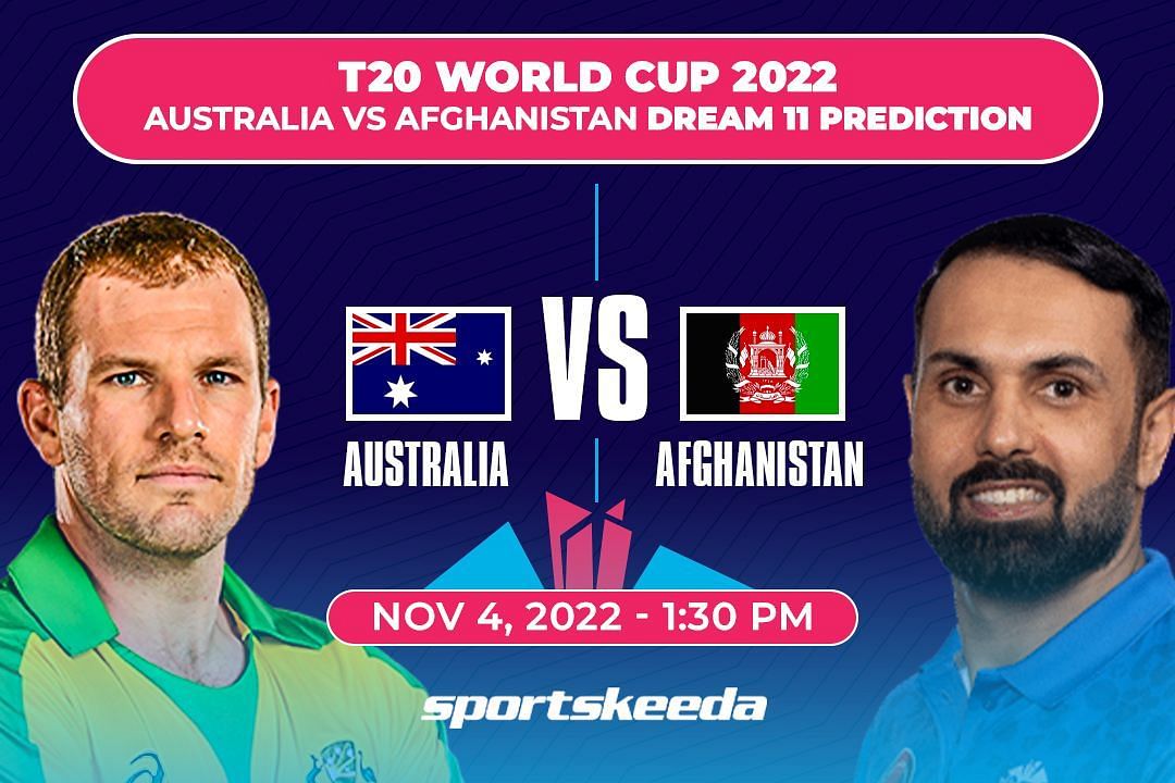AUS vs AFG Dream11 Prediction Fantasy Cricket Tips, Today's Playing 11