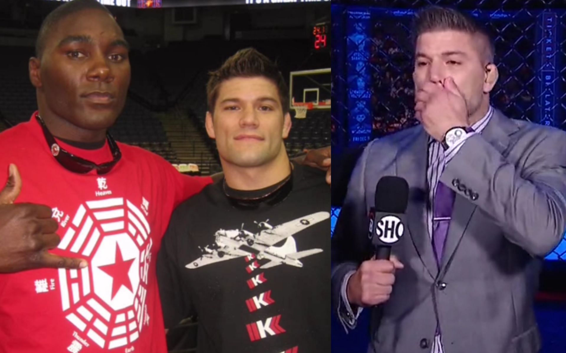 Anthony Johnson (left), Josh Thomson (right) [Images courtesy of @shosports on Twitter &amp; @therealpunk on Instagram]