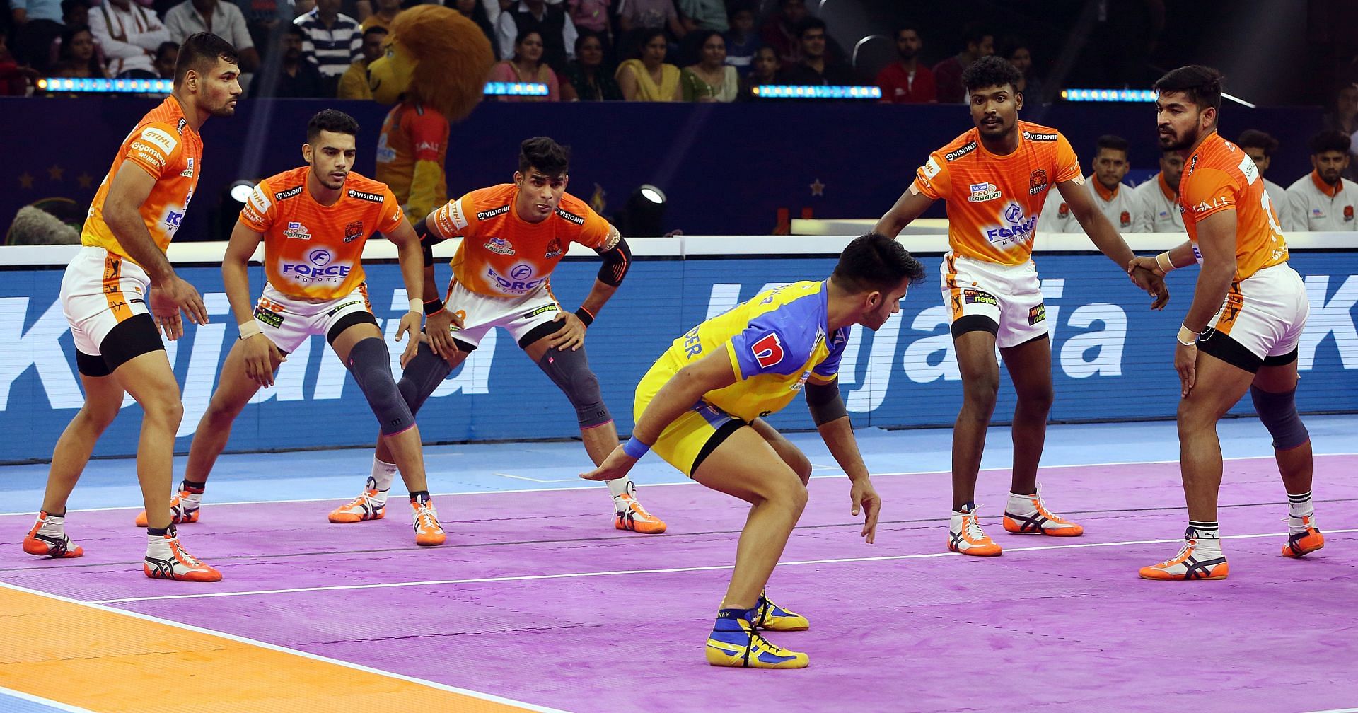 Puneri Paltan played against Tamil Thalaivas yesterday (Image: PKL)