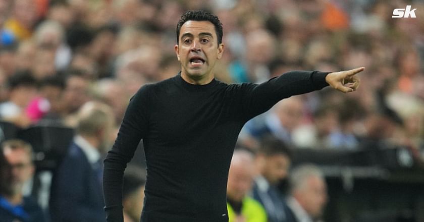 Barcelona star angry with Xavi after being substituted in the 60th ...