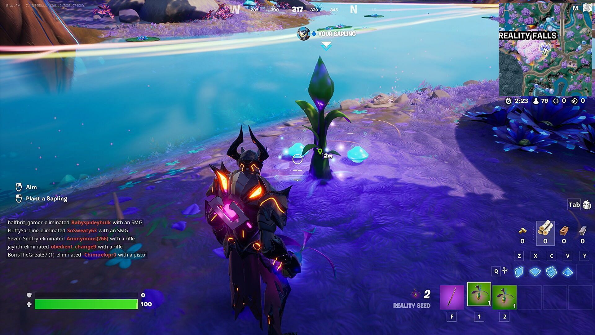 Reality Saplings were first added to Fortnite in Chapter 3 Season 3 (Image via Epic Games)