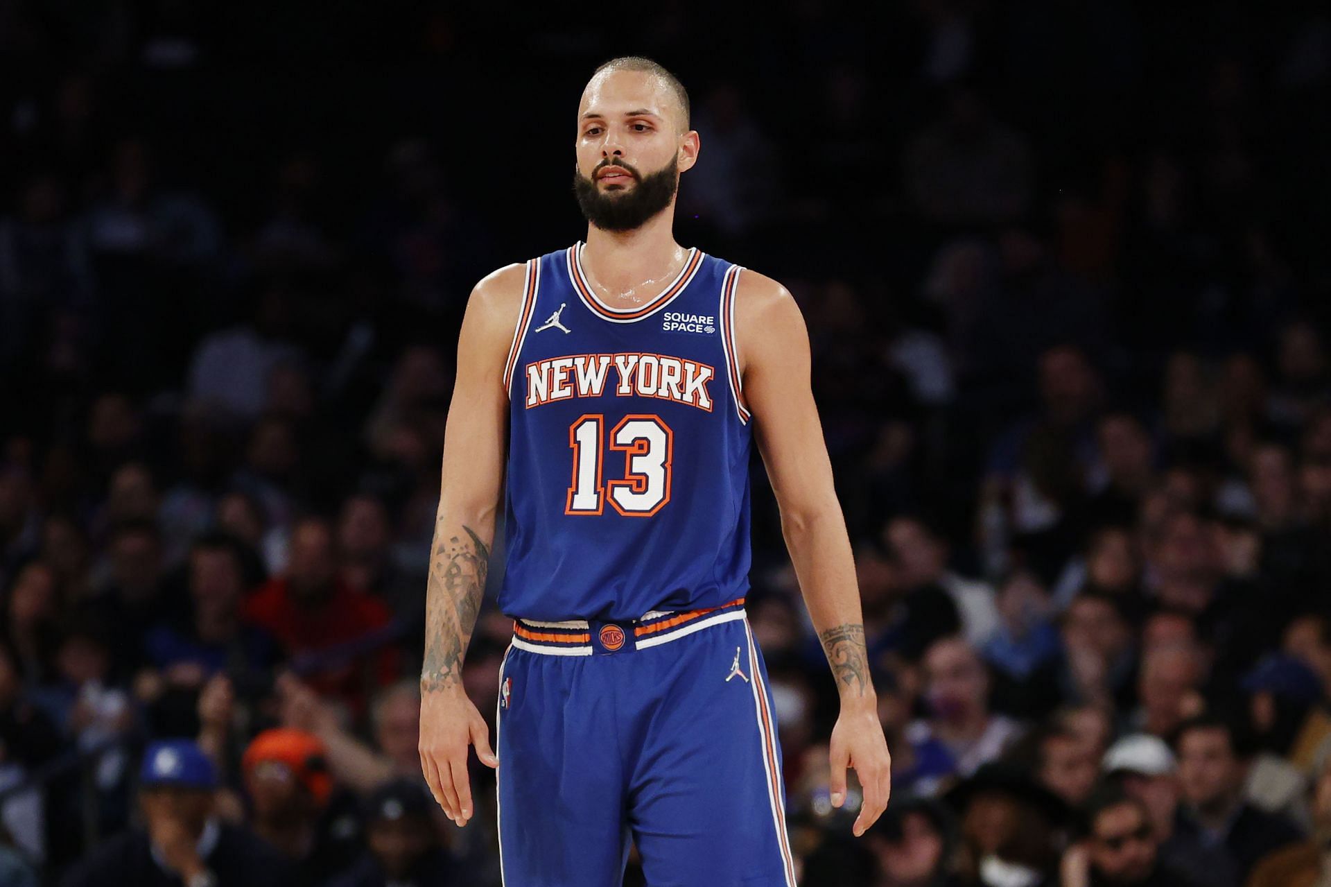 New York Knicks shooting guard Evan Fournier