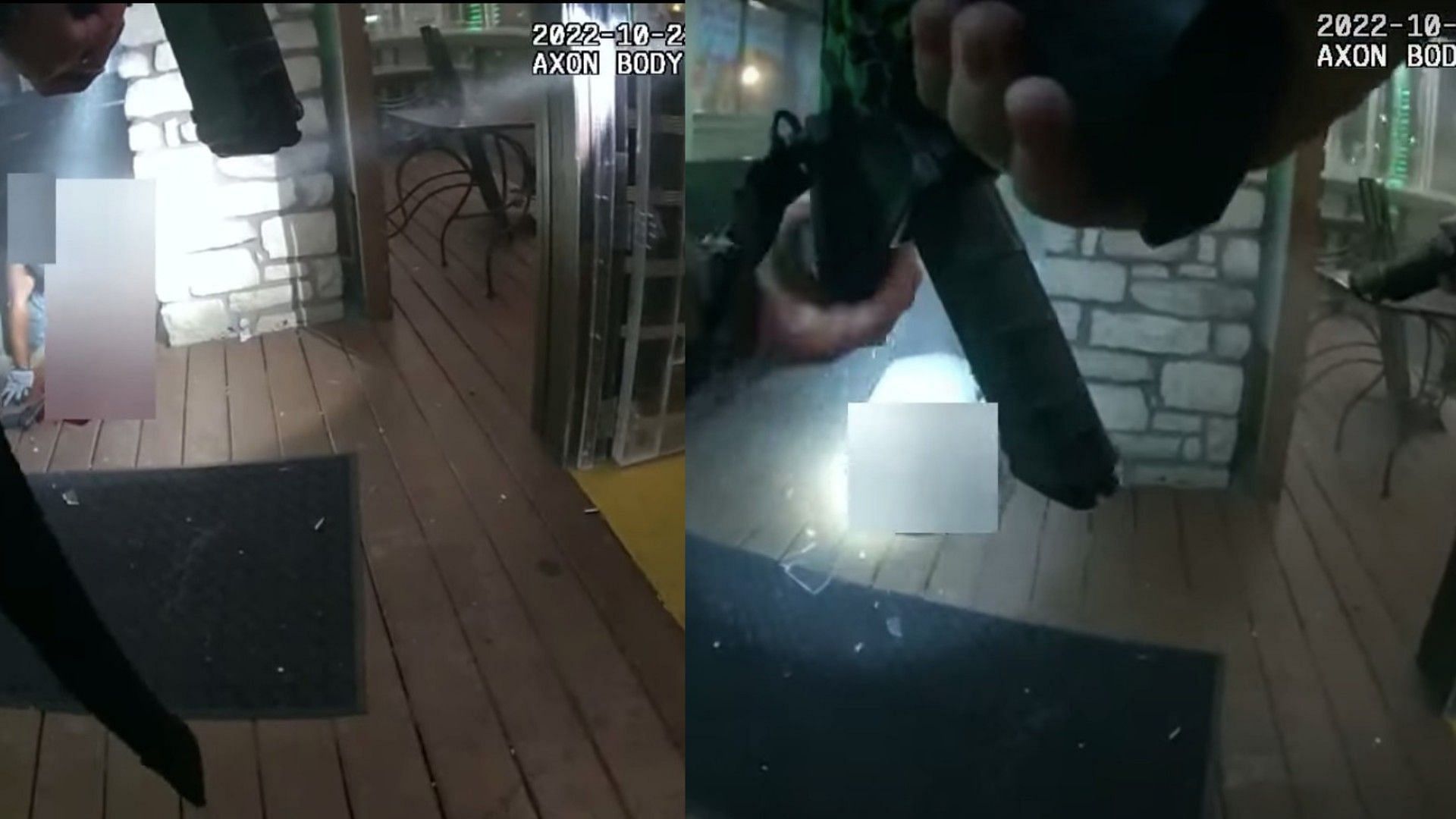 Austin Police Department released body-cam footage from an officer-involved shooting (Image via APD/YouTube))