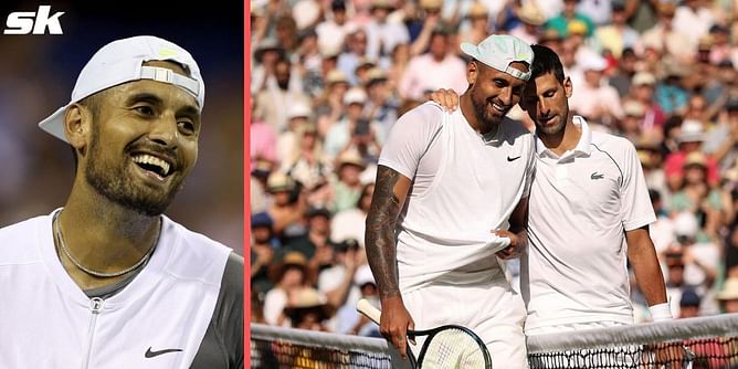 "Never thought I'd be having convos like this" - Nick Kyrgios shares his hilarious chat with Novak Djokovic