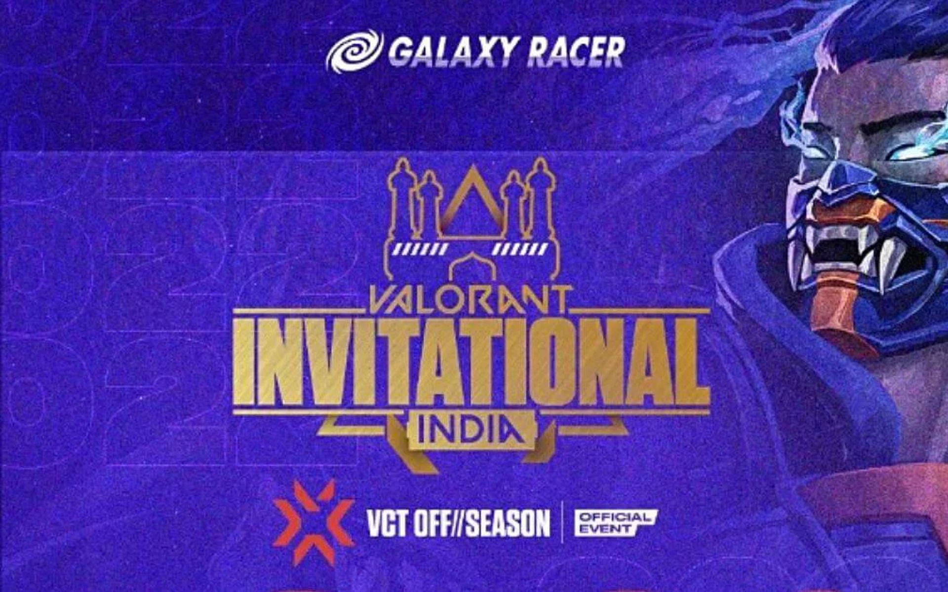 Tickets for Valorant India Invitational by Galaxy Racer are available