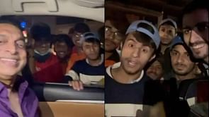 [Watch] "Beta, voh Shah Rukh Khan hai, itne lambe dialogue nahi bolta" - Shoaib Akhtar's witty response to a fan impersonating the Bollywood megastar