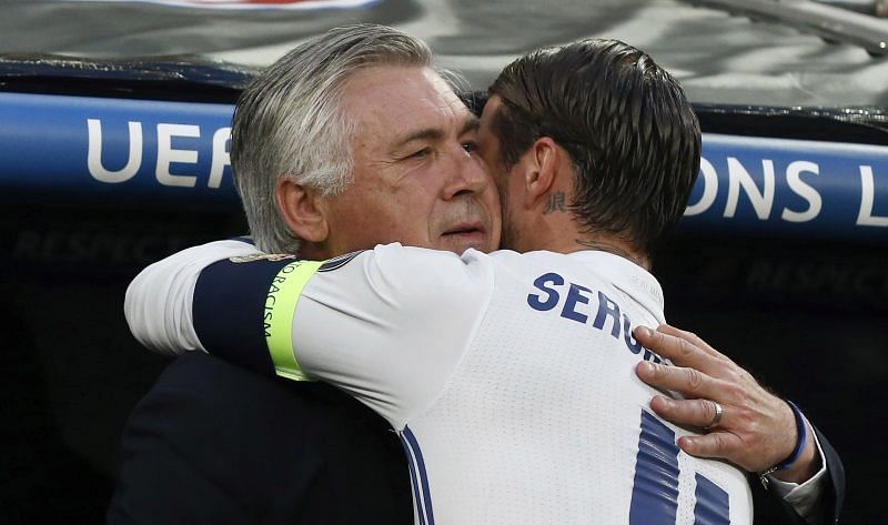 Ancelotti is backing former Real Madrid skipper Ramos
