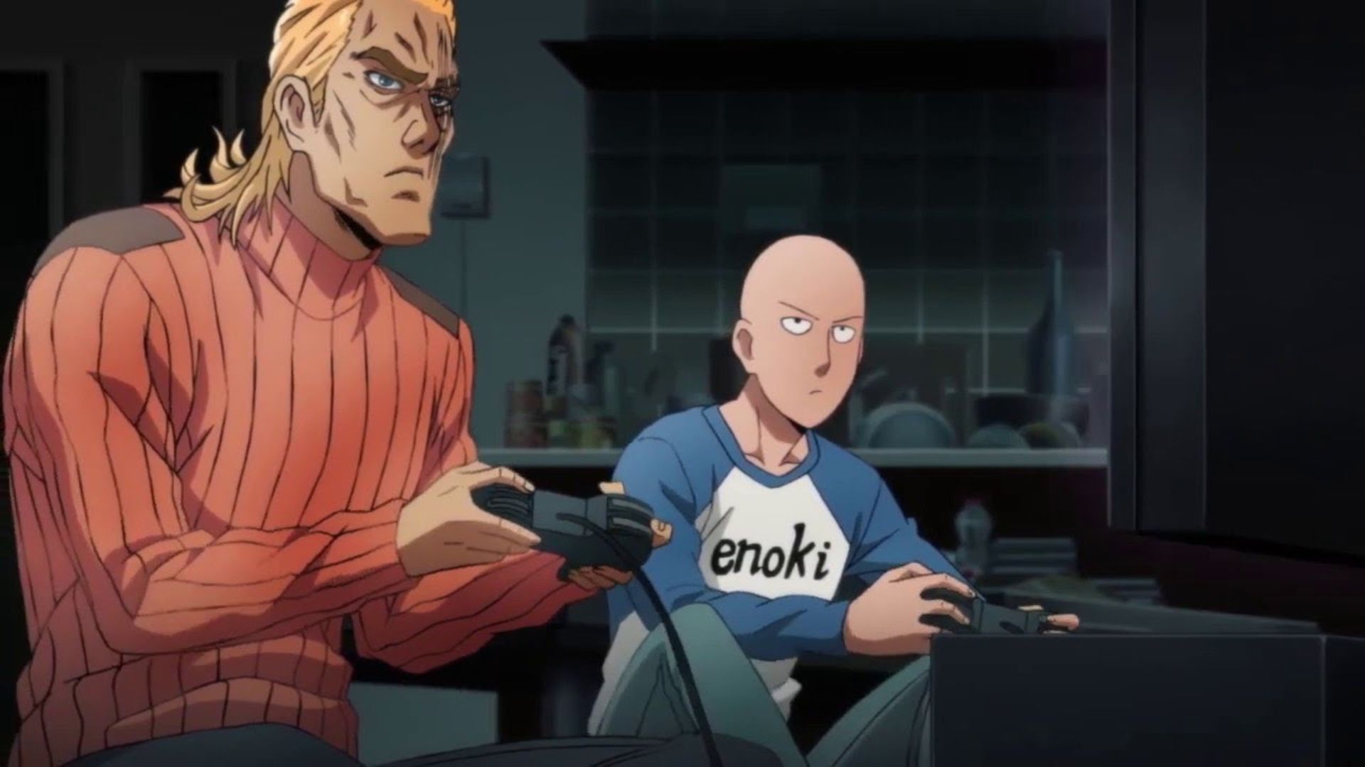 King and Saitama as seen in the anime (Image via Madhouse)