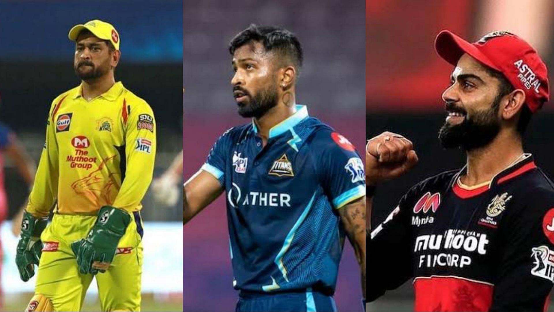 Chennai Super Kings, Gujarat Titans and Royal Challengers Bangalore have announced their lists (Image: IPL)