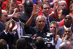 Barack Obama addresses rumors of his interest in buying Phoenix Suns: "I didn't know I was in the market and by the way neither did Michelle"