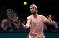 Karen Khachanov at the 2022 Paris Masters.