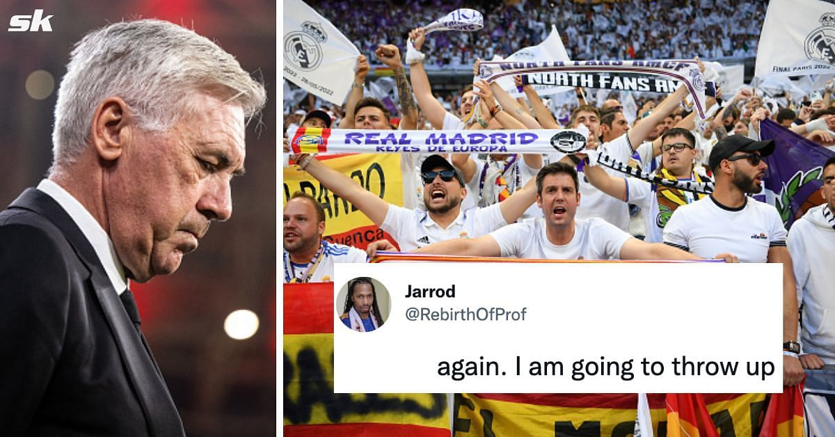 Real Madrid fans have reacted to one of Carlo Ancelotti