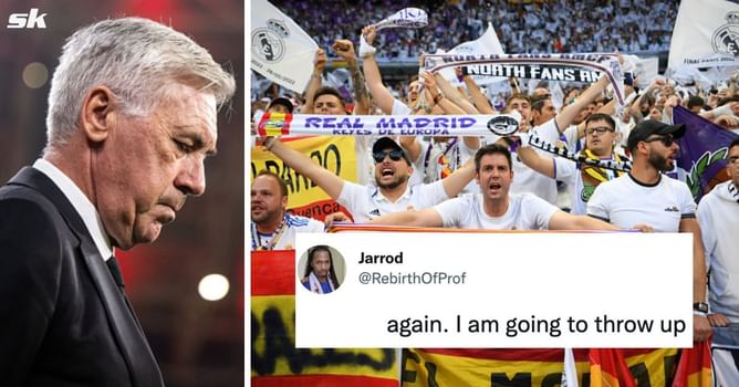 "I'm going to throw up", "Can't take this torture anymore" - Real Madrid fans lose their minds as attacker starts UCL clash against Celtic
