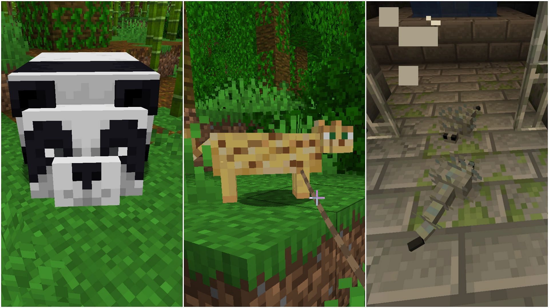 Some of the rarest animals in Minecraft (Image via Sportskeeda)