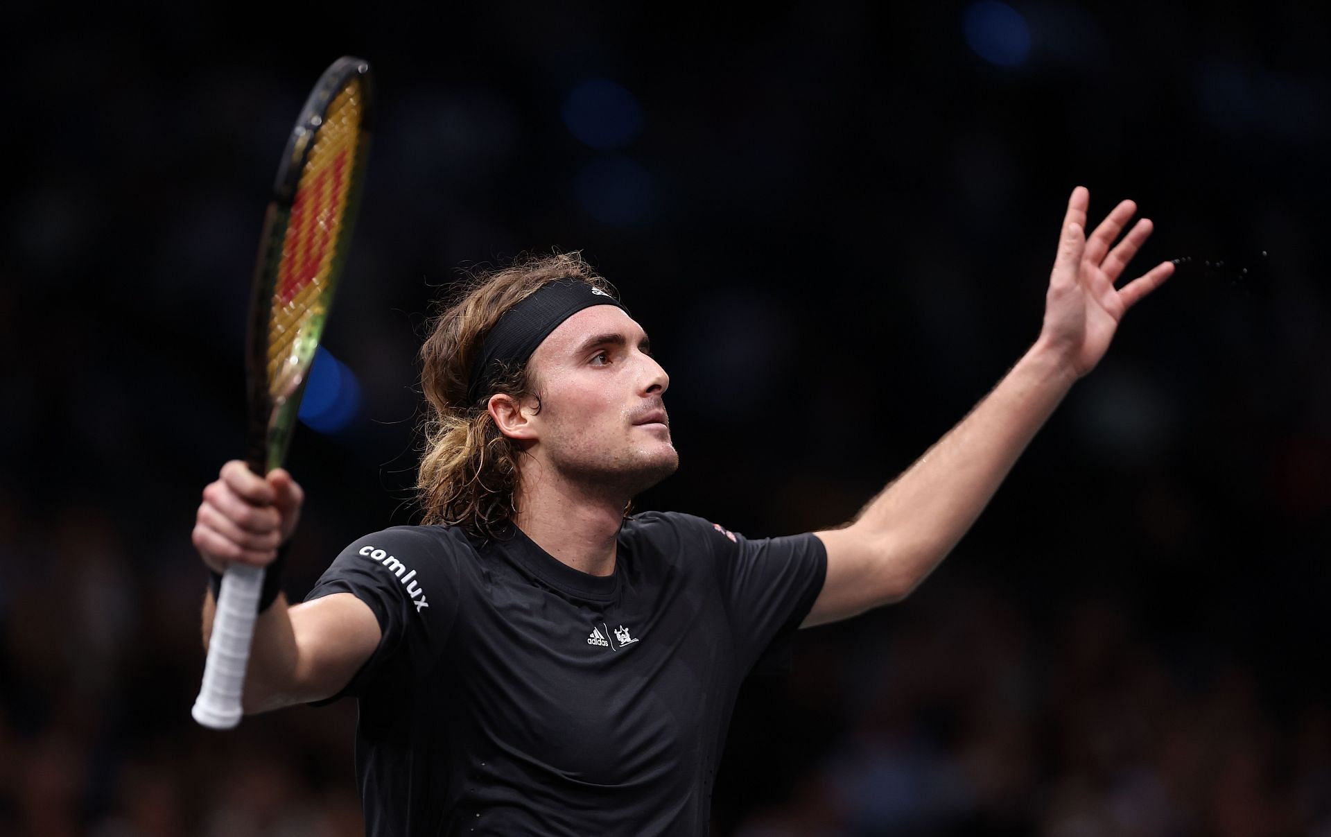 Stefanos Tsitsipas at the Paris Masters