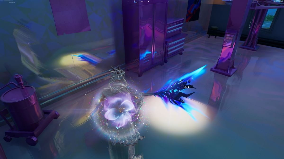 How long does Chrome Splash effect last in Fortnite?