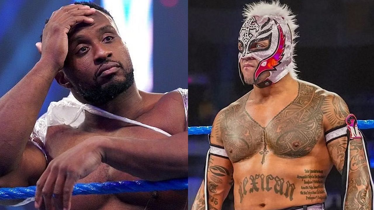 Big E and Rey Mysterio in WWE.