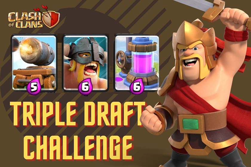 November's Triple Draft Challenge in Clash Royale: Rewards, best