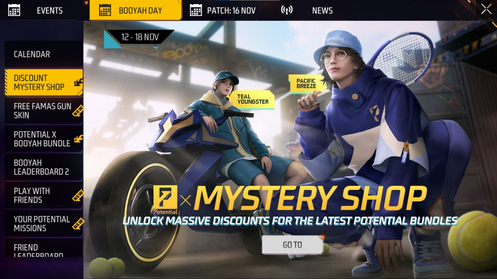 Discount Mystery Shop provides bundles at a discounted price (Image via Garena)