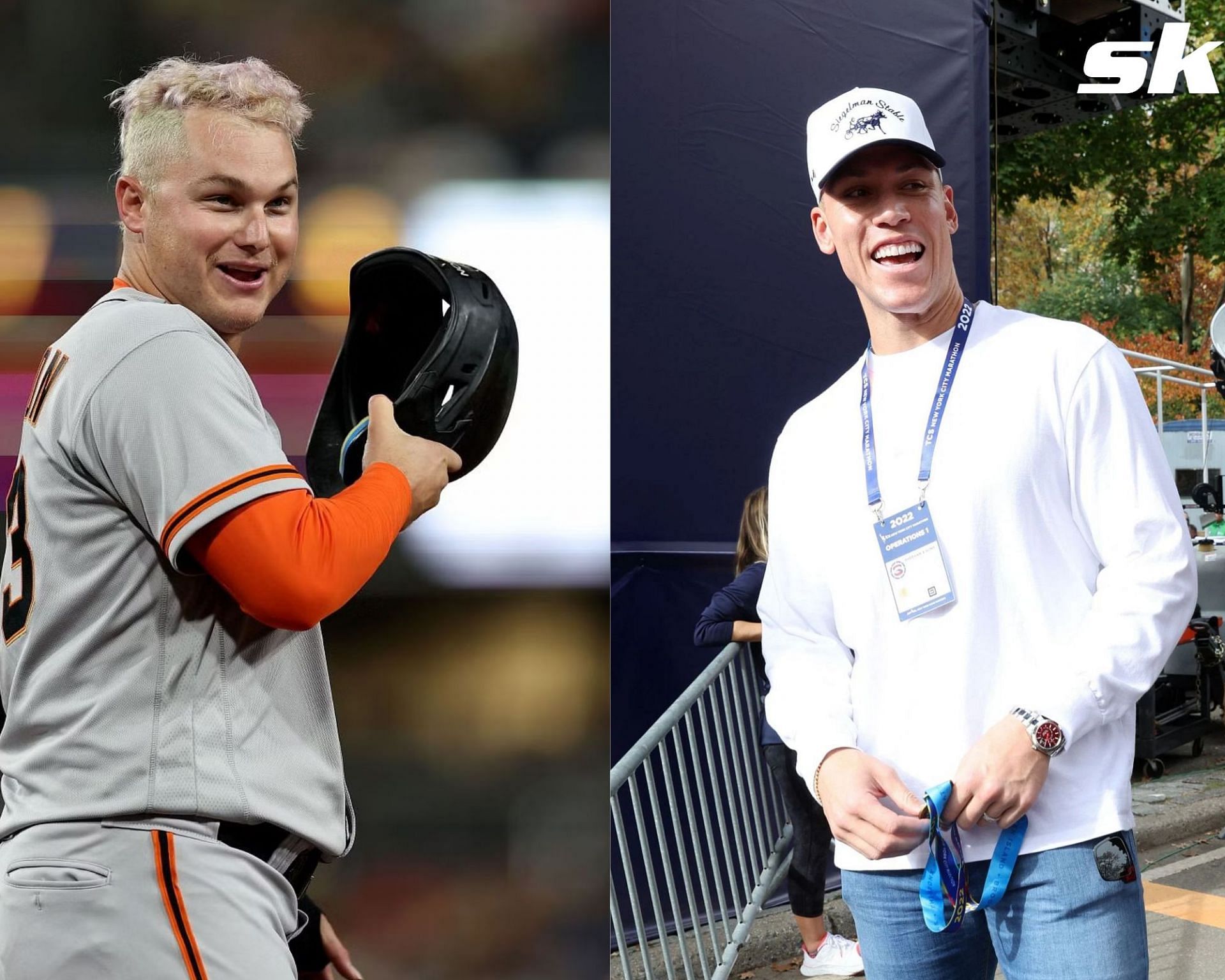 San Francisco Giants player Joc Pederson tried to recruit Aaron Judge to the Bay Area in an Instagram post.