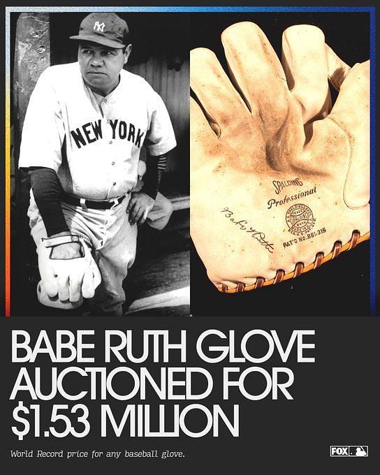 Babe Ruth glove sells for over $1.5 million at auction - NBC Sports