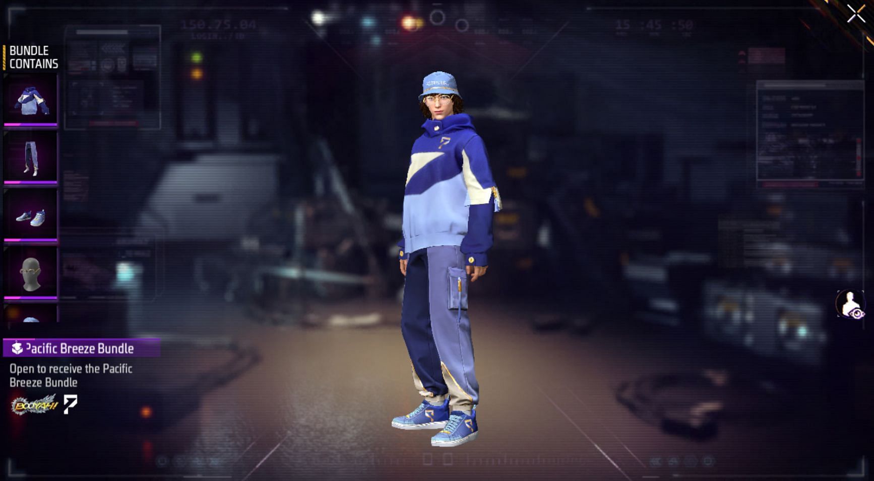 Pacific Breeze Bundle from Potential brand (Image via Free Fire MAX)