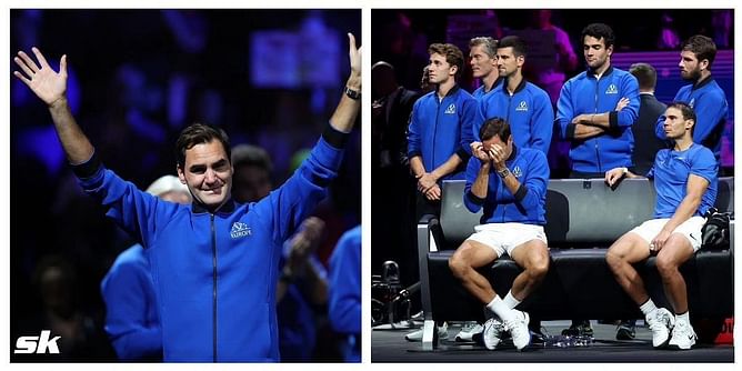 "Rafa, Andy, Novak all being very emotional as Roger was breaking down, that was a really special moment for our sport" - Tennis journalist on Roger Federer's farewell at the 2022 Laver Cup