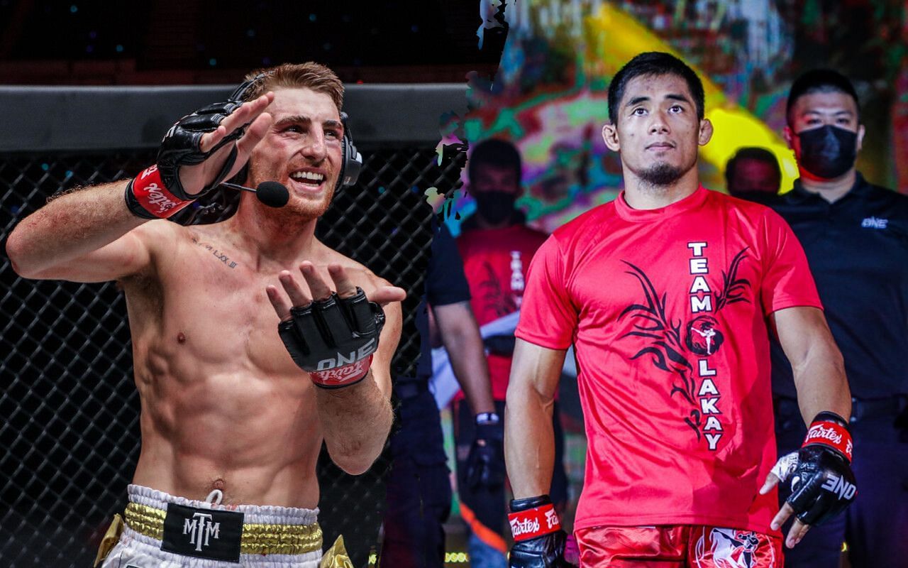 Jonathan Haggerty (left) and Stephen Loman (right). [Photos ONE Championship]