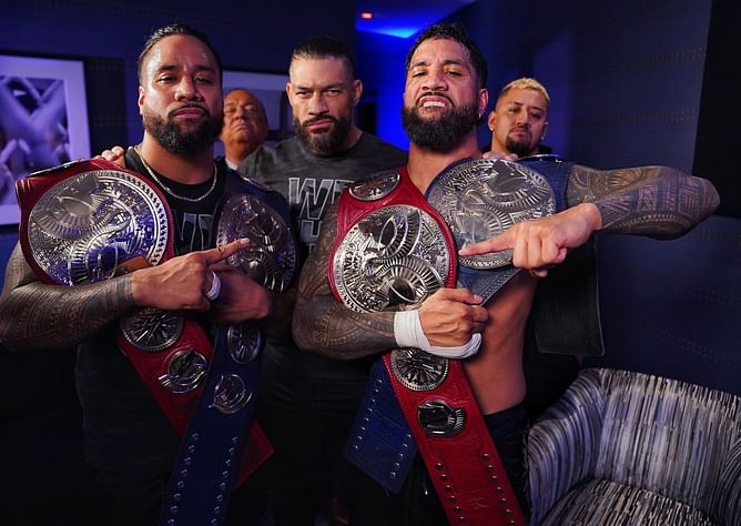 "Best at politics in the back" - Fans react to The Usos officially becoming the longest-reigning WWE Tag Team Champions