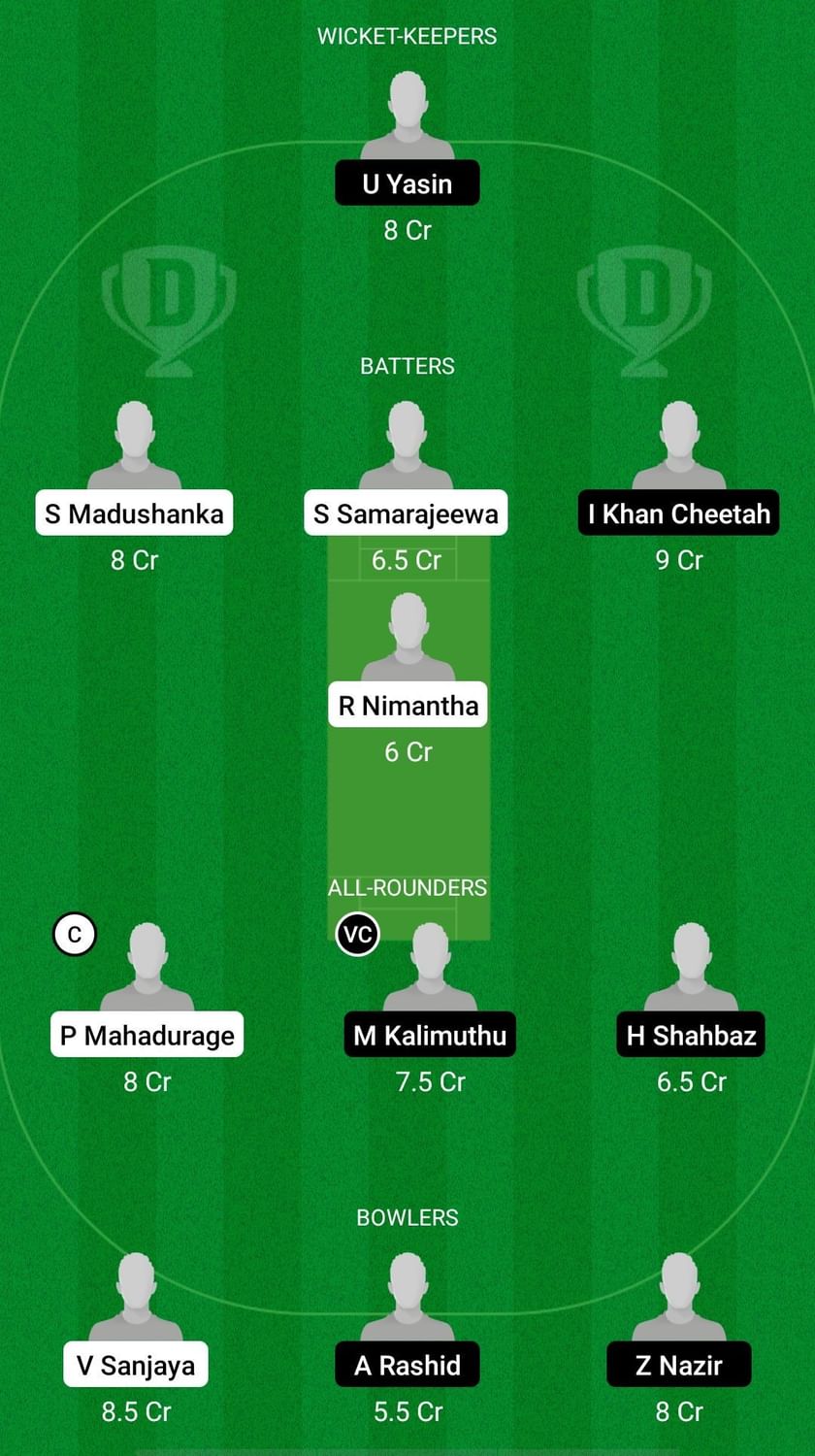 SRL vs JVS Dream11 Prediction Fantasy Cricket Tips, Today's Playing