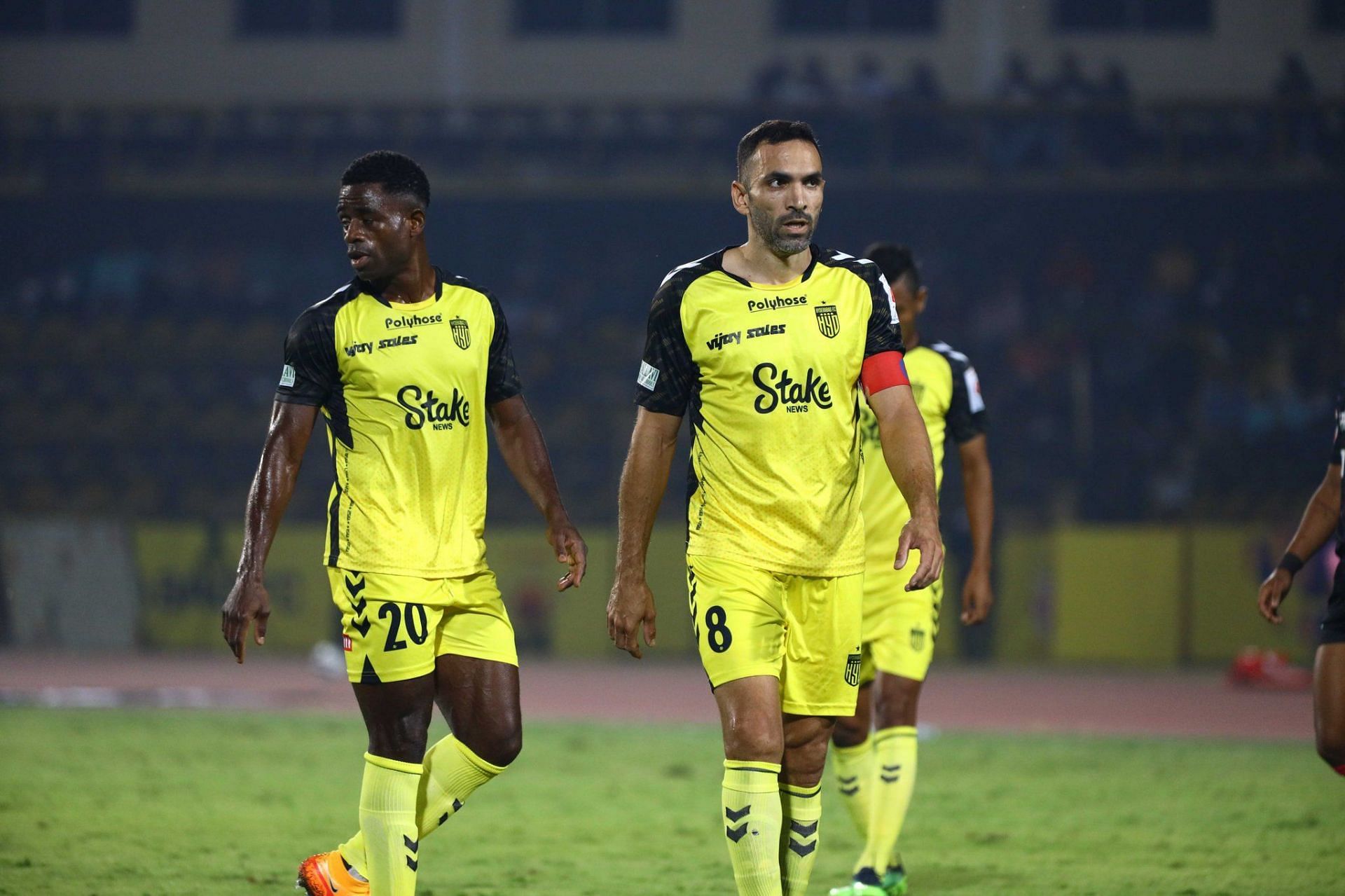 Can Joao Victor and his side bounce back after the narrow defeat against the Kerala Blasters? (Image Courtesy: Hyderabad FC Twitter) 