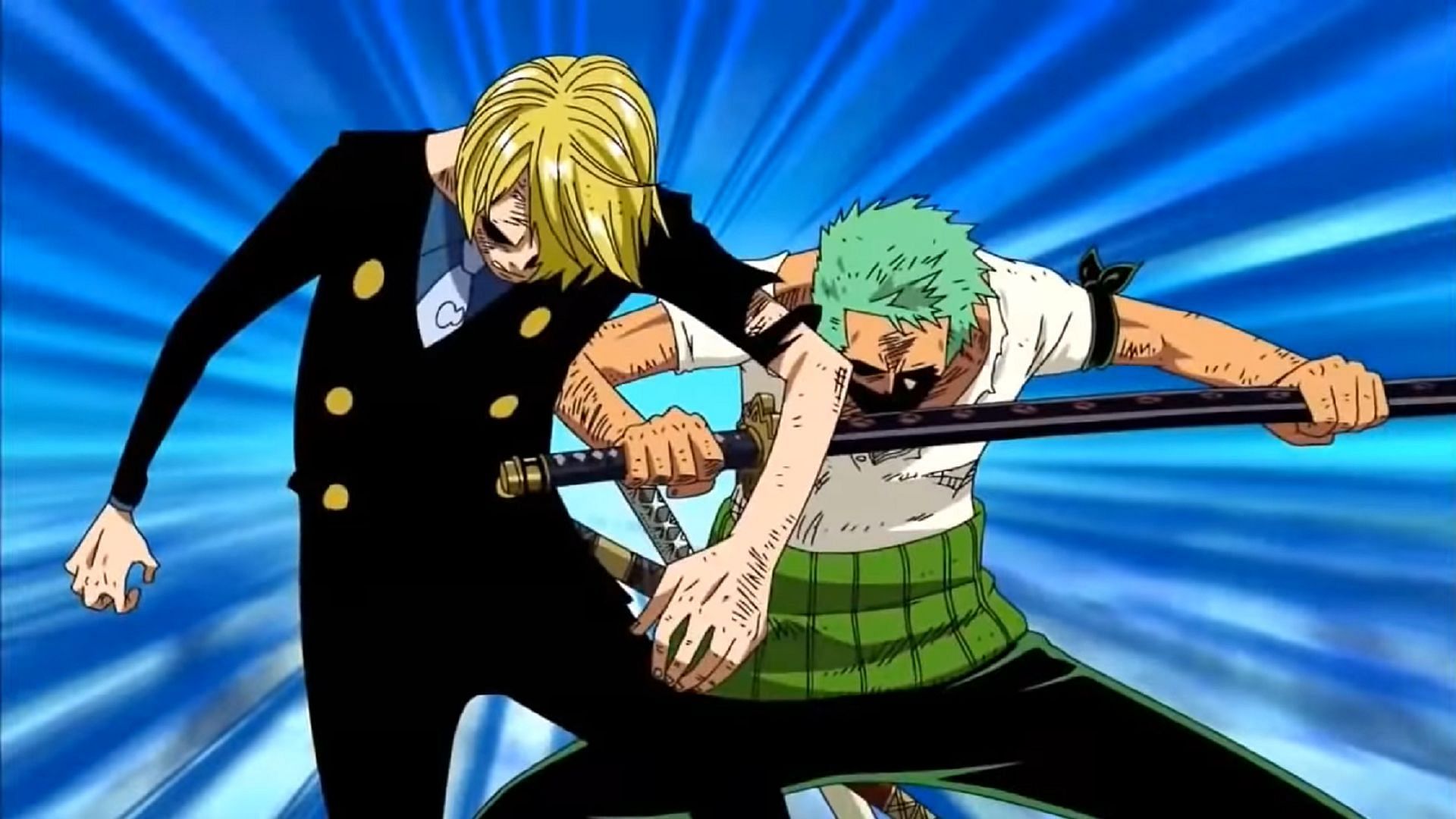 Sanji is very strong, but Zoro is even much more powerful than him (Image via Toei Animation, One Piece)