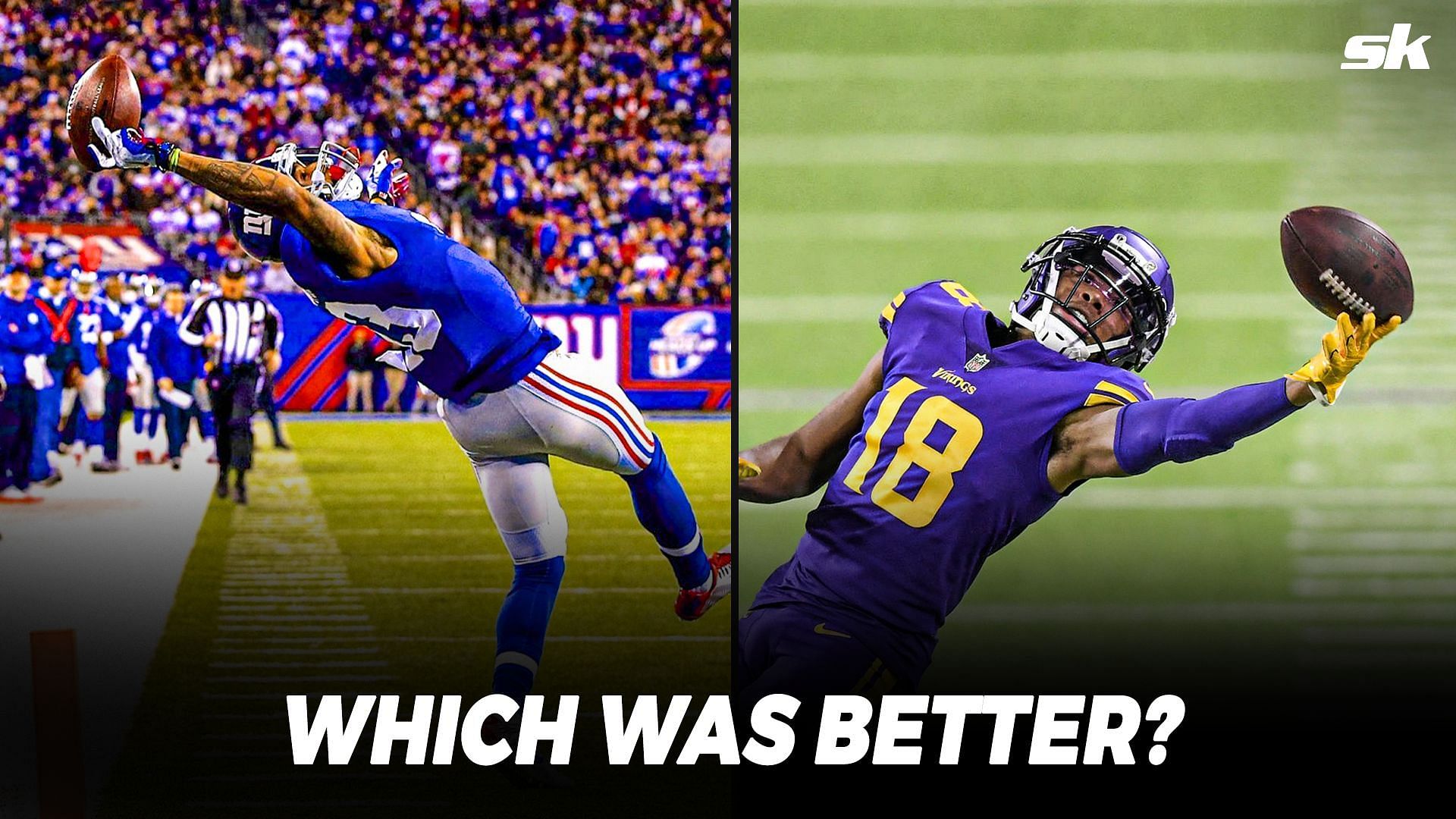 Odell Beckham Jr.'s highlight catch Sunday night opens great debate