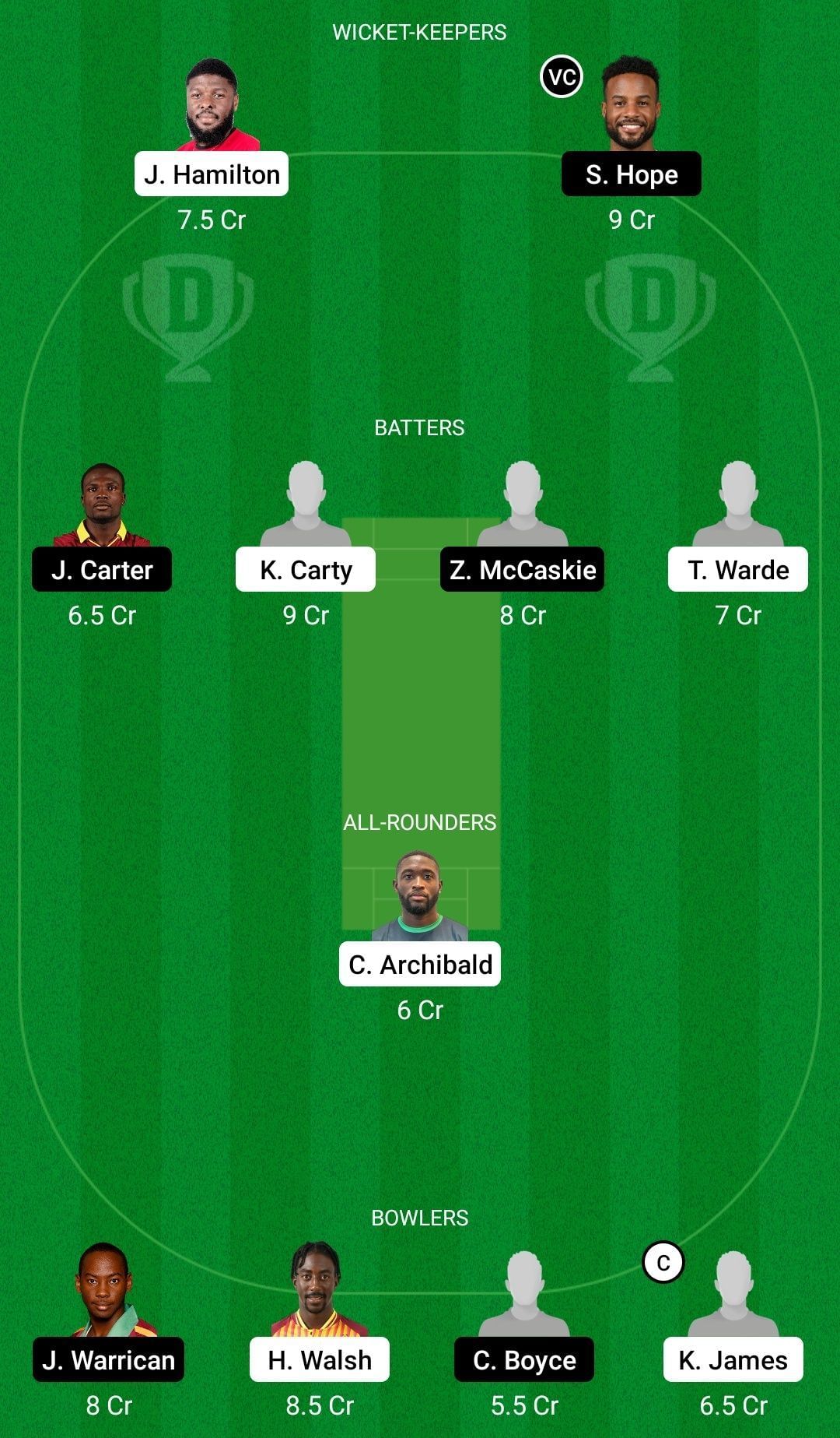 LEE vs BAR Dream11 Prediction Team, Head To Head League