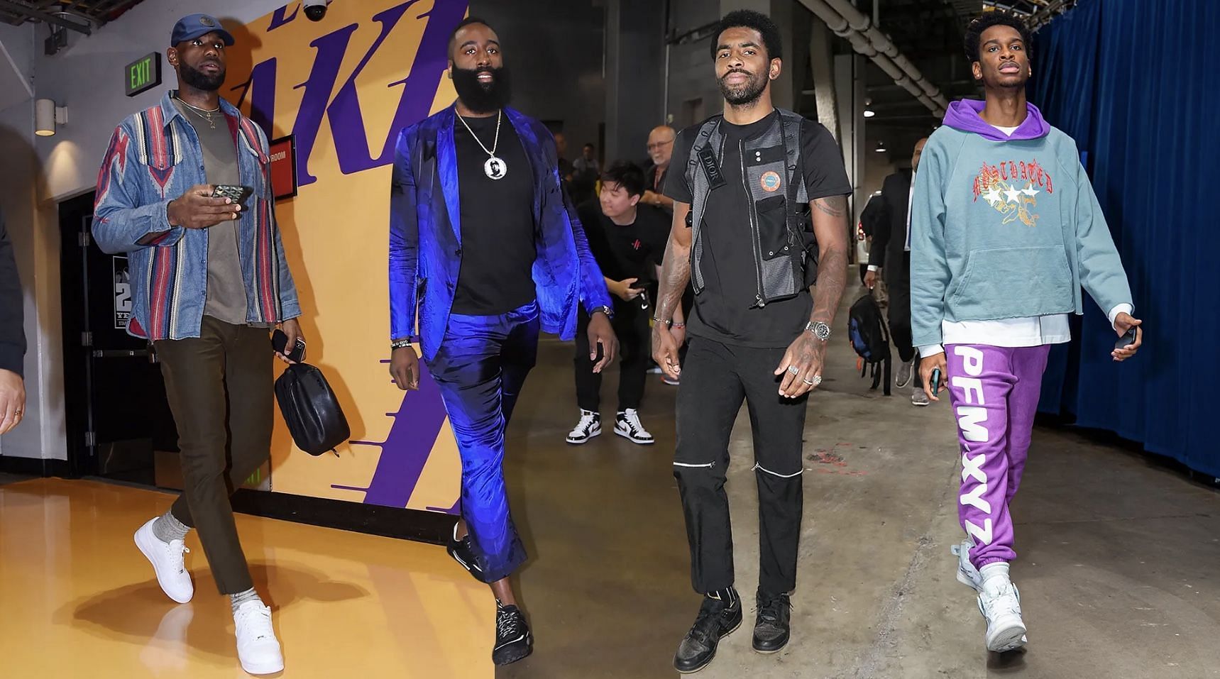 Any outfit that NBA stars arrive in is a fashion statement [Image Source: Vogue]