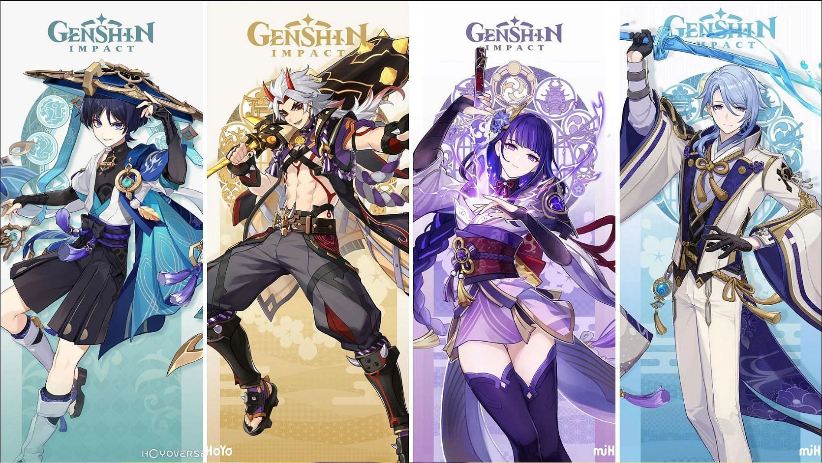Upcoming leaked banners for Genshin Impact 3.3 (Image via HoYoverse)