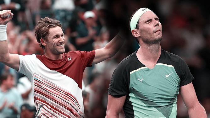 Casper Ruud registers first win over Rafael Nadal during Latin American tour by beating the Spaniard in Ecuador exhibition match
