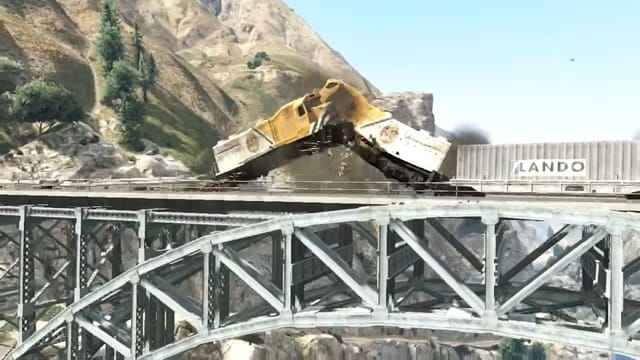 Gta 5 Train Crash LA Downtown Subway » GamesMods.net FS19, FS17,
