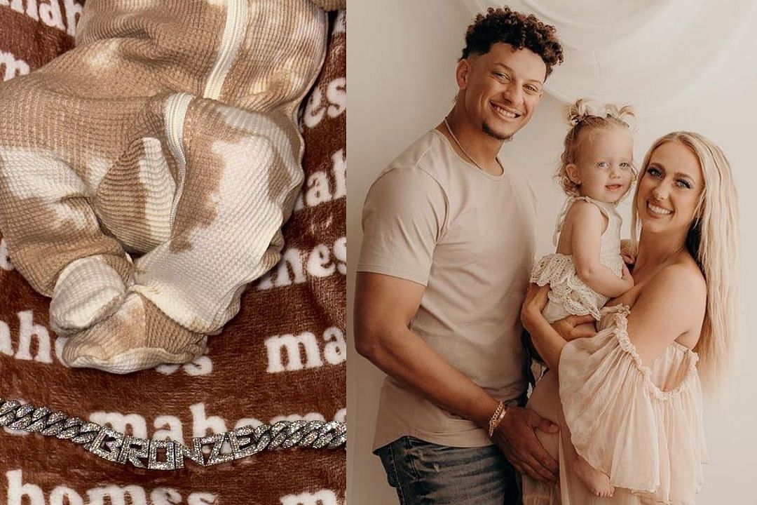 Patrick Mahomes with wife Brittany and daughter Sterling Skye | Image Credit: Brittany Mahomes/IG 