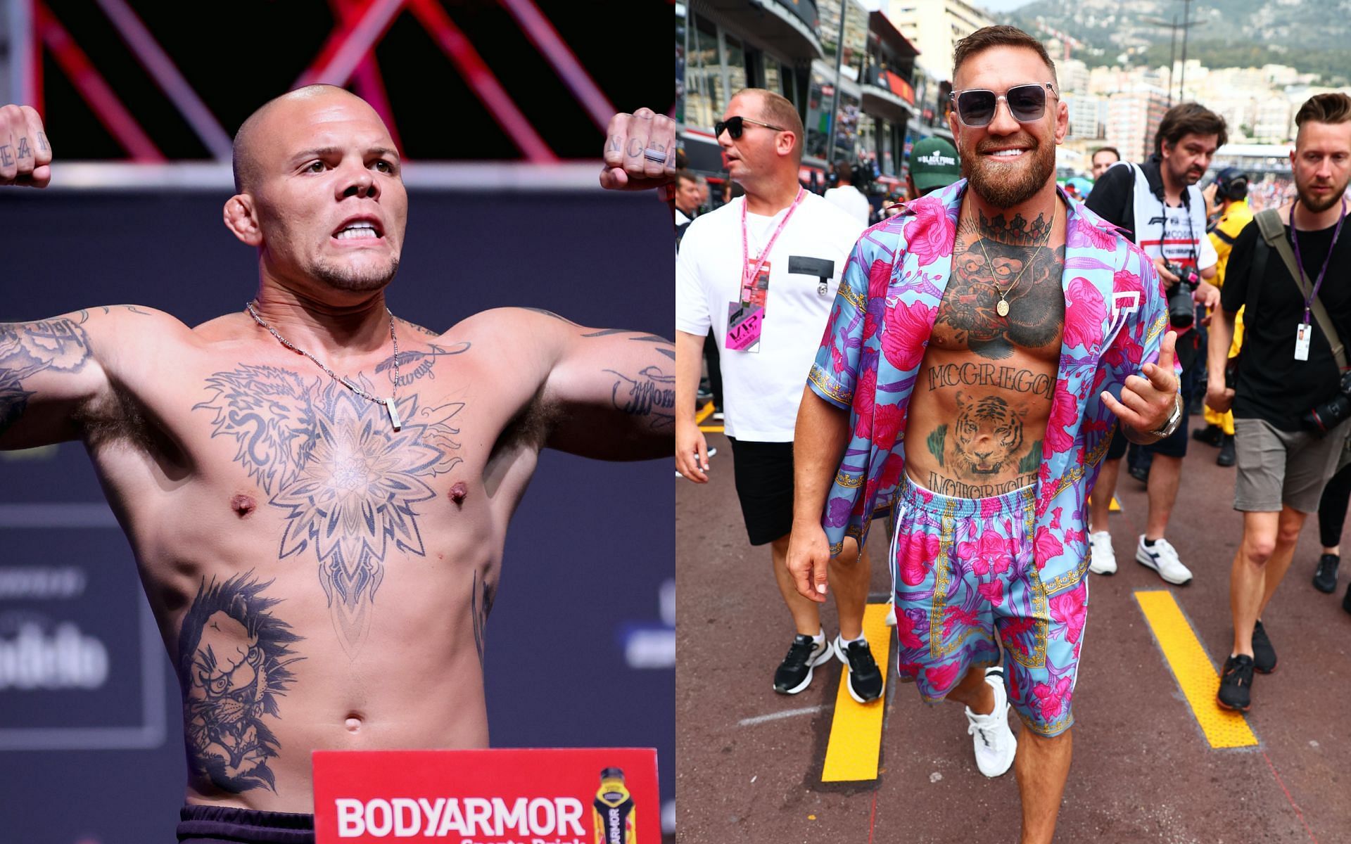 Anthony Smith (left) and Conor McGregor (right) [Image Courtesy: Getty Images]