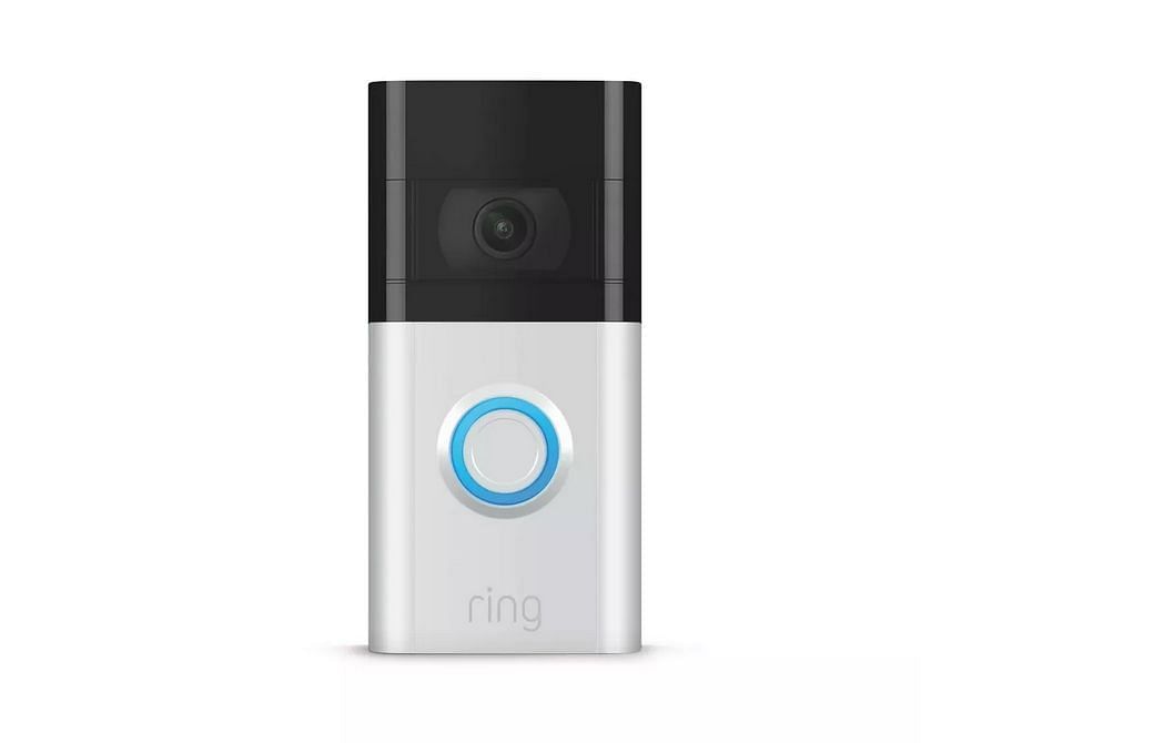 The Ring 1080p Wireless Video Doorbell 3 (Image via Target)