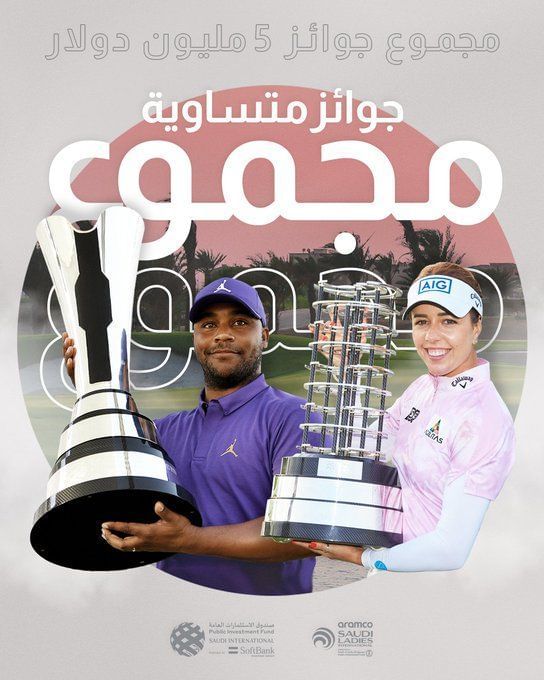 Aramco Saudi Ladies International increases purse to match men's prize