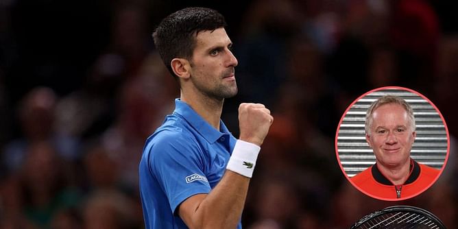 "If there was anything illegal in the drinks, it's likely that he would test positive" - Patrick McEnroe defends Novak Djokovic over mystery drink saga at Paris Masters