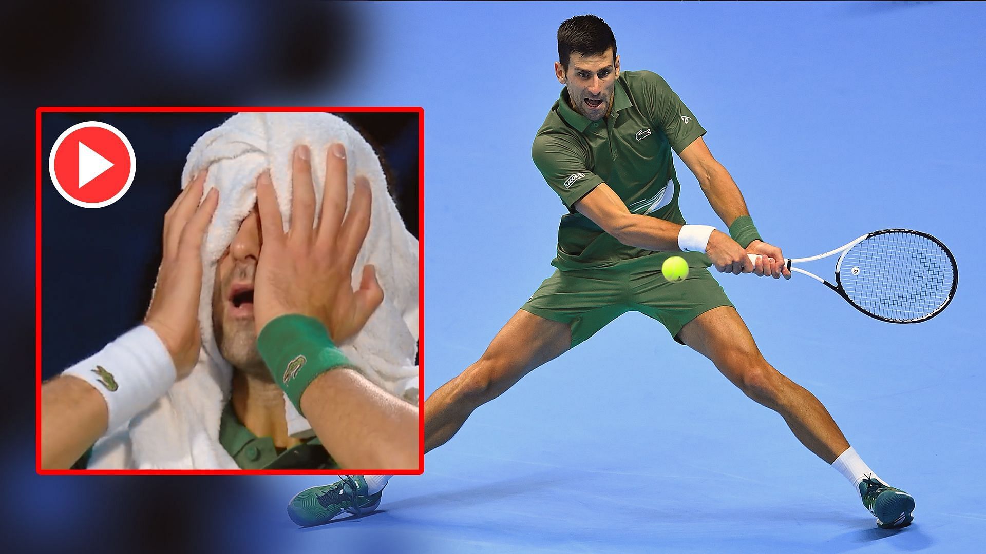 Novak Djokovic overcomes physical struggles against Daniil Medvedev in the ATP Finals.