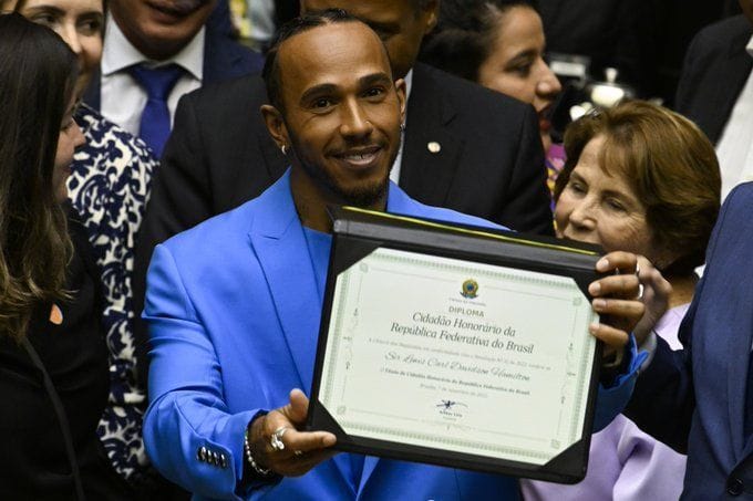 Why did Lewis Hamilton receive honorary Brazilian citizenship? Real