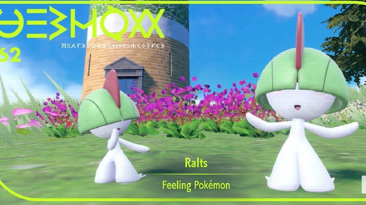 Ralts&#039; Pokedex picture in Pokemon Scarlet and Violet (Image via The Pokemon Company)