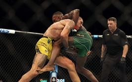 Fans react to Israel Adesanya surprisingly opening as favorite in potential rematch with Alex Pereira: "If Izzy wrestles him it’s the easiest win of his career"