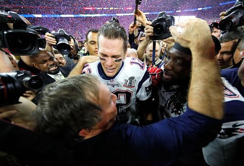 The duo after winning Super Bowl LI